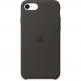 Apple Silicone Case - оригинален силиконов кейс за iPhone SE (2020) iPhone 8, iPhone 7 (черен) 4