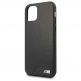 BMW M Collection Smooth PU Hard Case - кожен кейс за iPhone 12, iPhone 12 Pro (черен) 3