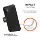 Urban Armor Gear Metropolis LT Satin Touch Armor - удароустойчив хибриден кейс за iPhone 12 Mini (черен) 8