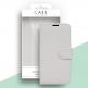 Case FortyFour No.11 Case - кожен калъф с поставка за iPhone 12, iPhone 12 Pro (бял) 4