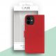 Case FortyFour No.11 Case - кожен калъф с поставка за iPhone 12 mini (червен) 3