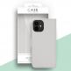 Case FortyFour No.11 Case - кожен калъф с поставка за iPhone 12 mini (бял) 4