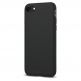 Spigen Liquid Crystal Case - тънък качествен термополиуретанов кейс за iPhone SE (2022), iPhone SE (2020), iPhone 8, iPhone 7 (черен)  1
