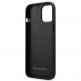 Mercedes Dynamic Carbon Fiber Hard Case - дизайнерски хибриден (карбон+естествена кожа+TPU) карбонов кейс за iPhone 12, iPhone 12 Pro (черен) 3