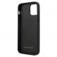 Mercedes Dynamic Carbon Fiber Hard Case - дизайнерски хибриден (карбон+естествена кожа+TPU) карбонов кейс за iPhone 12, iPhone 12 Pro (черен) 5