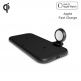 Zens Aluminium Dual Apple Watch (with cable) Wireless Charger ZEDC14B/00 - двойна станция за безжично зареждане на Qi съвместими устройства, Apple Watch и допълнителен USB порт (черен) 1
