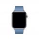 Apple Modern Buckle Band Medium - оригинална кожена каишка за Apple Watch 38мм, 40мм (светлосин) 2