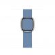 Apple Modern Buckle Band Small - оригинална кожена каишка за Apple Watch 38мм, 40мм (светлосин) 1