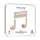 Happy Plugs Wireless II Earbuds - безжични Bluetooth слушалки с микрофон за мобилни устройства (светлозлатист)  4