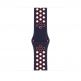 Apple Watch Nike Sport Band - оригинална силиконова каишка за Apple Watch 42мм, 44мм (син-оранжев) 2