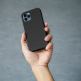 SwitchEasy MagSkin Case - тънък силиконов кейс с вграден магнитен конектор (MagSafe) за iPhone 12 mini (черен) 7