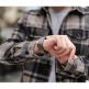 Meridio Stronger Leather Band - уникална ръчно изработена кожена (естествена кожа) каишка за Apple Watch 42мм, 44мм (тъмносив) 1