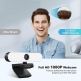 TeckNet ECA01001BA01 1080P Webcam - 1080p FullHD уеб видеокамера с микрофон и LED подсветка 1