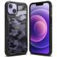 Ringke Fusion X Case - хибриден удароустойчив кейс за iPhone 13 (черен-камуфлаж) 1