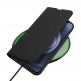 Dux Ducis Skin Pro Case - кожен калъф с поставка и отделение за кр. карти за iPhone 13 (черен) 5