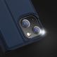Dux Ducis Skin Pro Case - кожен калъф с поставка и отделение за кр. карти за iPhone 13 (черен) 15
