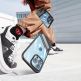 Ugreen Fusion Kickstand Case - хибриден удароустойчив кейс с поставка за iPhone 13 (черен-прозрачен) 14