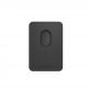SwitchEasy MagWallet Leather Card Holder with MagSafe - кожен портфейл (джоб) за прикрепяне към iPhone с MagSafe (черен) 3