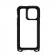 SwitchEasy Odyssey Classic Black Case - удароустойчив хибриден кейс с връзка и карабинер за iPhone 13 Pro (черен)  4