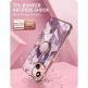i-Blason Cosmo SupCase Protective Case - удароустойчив хибриден кейс с пръстен против изпускане за iPhone 13 (лилав) 4