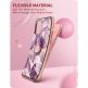 i-Blason Cosmo SupCase Protective Case - удароустойчив хибриден кейс с пръстен против изпускане за iPhone 13 (лилав) 5