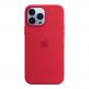 Apple iPhone Silicone Case with MagSafe - оригинален силиконов кейс за iPhone 13 Pro Max с MagSafe (червен) 3