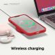 Elago Soft Silicone Case - силиконов (TPU) калъф за iPhone 13 Pro (червен) 6