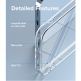 Ringke Air Glitter Case - силиконов (TPU) калъф за iPhone 13 Pro (прозрачен) 3