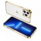 ESR Project Zero Case - силиконов (TPU) калъф за iPhone 13 Pro (златист-прозрачен) 1