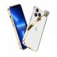 ESR Project Zero Case - силиконов (TPU) калъф за iPhone 13 Pro (златист-прозрачен) 2