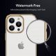 ESR Project Zero Case - силиконов (TPU) калъф за iPhone 13 Pro (златист-прозрачен) 6