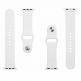 Tactical 465 Silicone Sport Band - силиконова каишка за Apple Watch 38мм, 40мм, 41мм (бял) 2