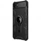 Nillkin CamShield Armor Hard Case - хибриден удароустойчив кейс с пръстен против изпускане за iPhone SE (2020), iPhone 8, iPhone 7 (черен) 2