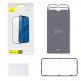 Baseus Full Screen Porcelain Tempered Glass (SGQP030101) - стъклено защитно покритие за целия дисплей на iPhone 13, iPhone 13 Pro (прозрачен-черен) (2 броя) 8