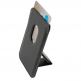 4smarts UltiMag ErgoFold Magnetic Kickstand Wallet - кожен портфейл (джоб) с градена поставка за прикрепяне към iPhone с MagSafe (кафяв) 5