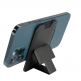 4smarts UltiMag ErgoFold Magnetic Kickstand Wallet - кожен портфейл (джоб) с градена поставка за прикрепяне към iPhone с MagSafe (тъмносин) 3