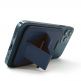 4smarts UltiMag ErgoFold Magnetic Kickstand Wallet - кожен портфейл (джоб) с градена поставка за прикрепяне към iPhone с MagSafe (тъмносин) 7