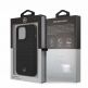 Mercedes-Benz Liquid Silicone Case - дизайнерски силиконов кейс за iPhone 13 Pro (черен) 2