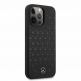 Mercedes-Benz Liquid Silicone Case - дизайнерски силиконов кейс за iPhone 13 Pro (черен) 4