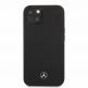 Mercedes-Benz Genuine Leather Hard Case - дизайнерски кожен кейс (естествена кожа) за iPhone 13 (черен) 5