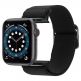 Spigen Fit Lite Band - лека текстилна каишка за Apple Watch 38мм, 40мм, 41мм (черен) 1