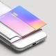 Ringke Fusion Card Case - хибриден удароустойчив кейс с джоб за кредитна карта за iPhone SE (2022), iPhone SE (2020), iPhone 8, iPhone 7 (прозрачен) 6