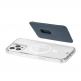 CaseMate MagSafe Card Holder - кожен портфейл (джоб) за прикрепяне към iPhone с MagSafe (тъмносин) 5