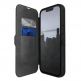 Raptic EcoElement Urban Folio Case - биоразградим хибриден удароустойчив кейс, тип портфейл за iPhone 14 (черен) 1