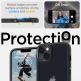 Spigen Ultra Hybrid Case - хибриден кейс с висока степен на защита за iPhone 14 (черен-прозрачен) 7