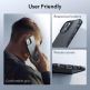 ESR Air Armor Case - хибриден удароустойчив кейс за iPhone 14, iPhone 13 (черен-мат) 1