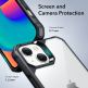ESR Air Armor Case - хибриден удароустойчив кейс за iPhone 14 Plus (черен-прозрачен) 3