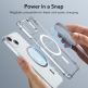 ESR Air Armor HaloLock MagSafe Case - хибриден удароустойчив кейс с MagSafe за iPhone 14 Plus (прозрачен) 1