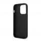 Karl Lagerfeld Saffiano Choupette Head Case - дизайнерски кожен кейс за iPhone 14 Pro (черен) 3