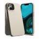 Ringke Soft Silicone Case - силиконов (TPU) калъф за iPhone 14 (бежов) 2